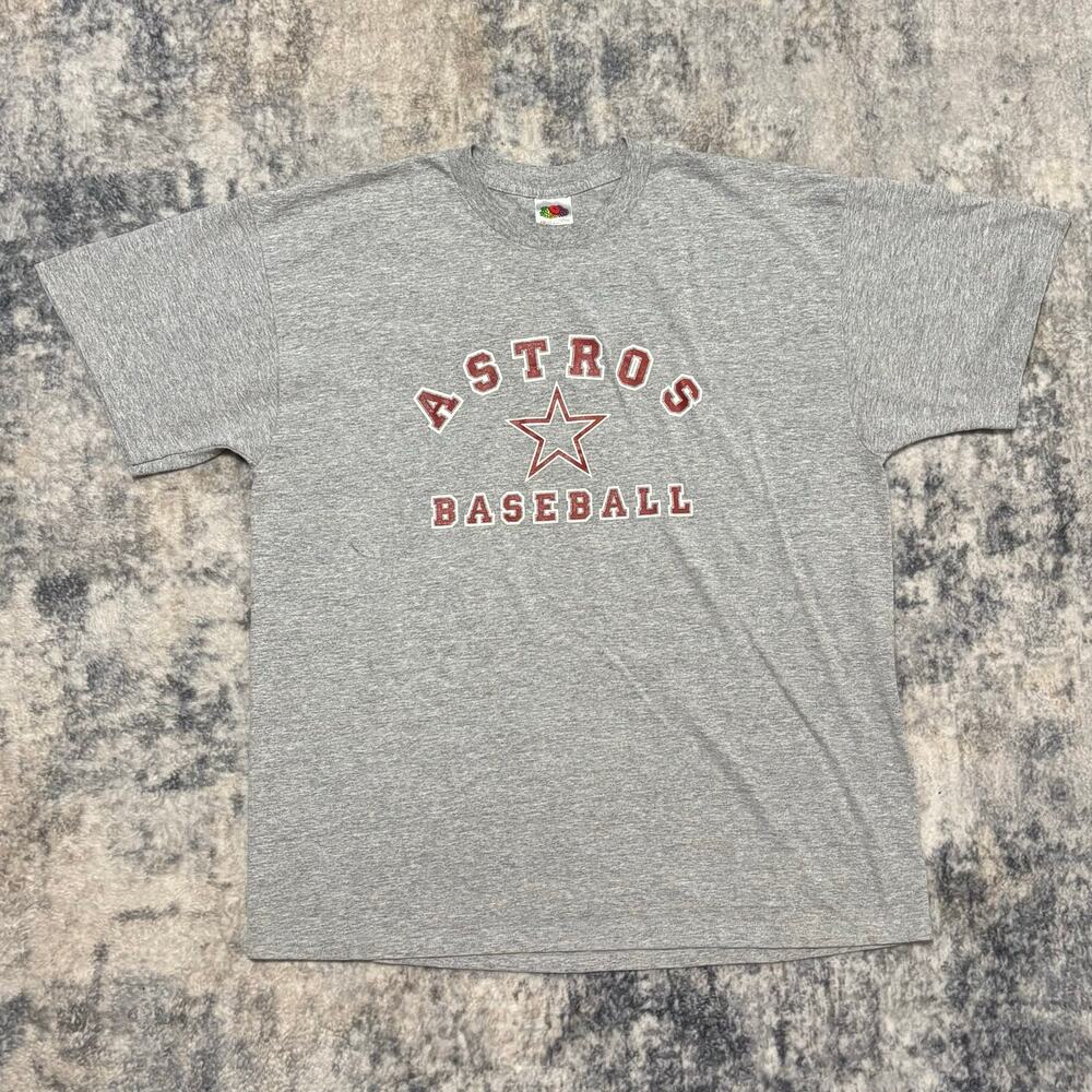 Vintage Houston Astros Baseball Fruit of the Loom Tee XL